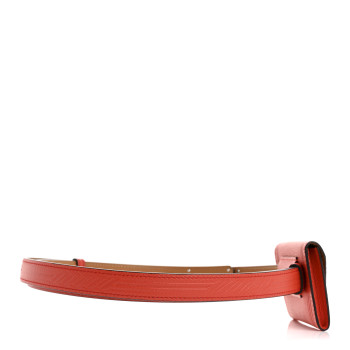 HERMES Epsom Quadrige Kelly Pocket 18 Belt Capucine