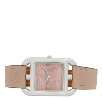 HERMES Stainless Steel Athena 23mm Cape Cod Chaine d’Ancre Quartz Watch Glycine