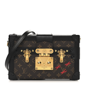 LOUIS VUITTON Monogram Petite Malle Black