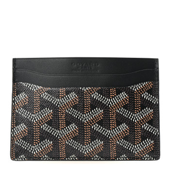 GOYARD Goyardine Saint Sulpice Card Holder Black