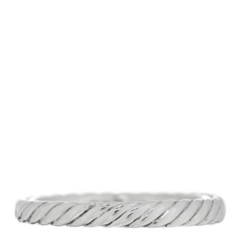 DAVID YURMAN Sterling Silver Cable Classics Band Ring 54 7