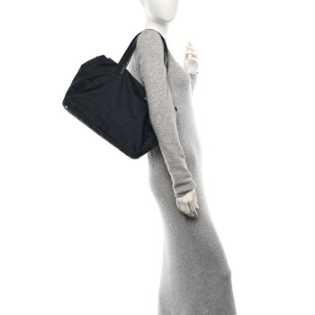 CHANEL Nylon Medium Travel Tote Black