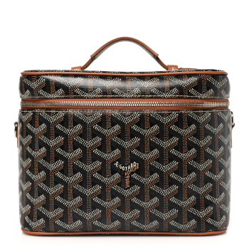 GOYARD Goyardine Muse Vanity Case Black Gold