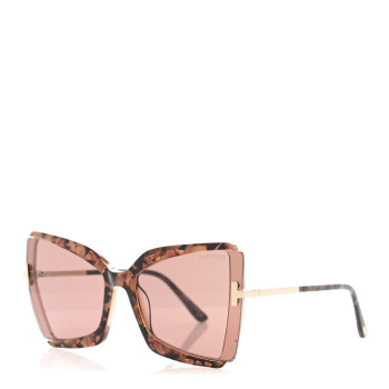 TOM FORD Gia Sunglasses TF766 Havana Roviex