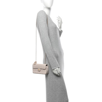 CHANEL Lambskin Quilted Mini Chocolate Bar Camellia Flap Pink