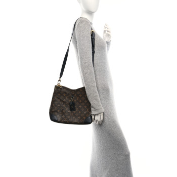 LOUIS VUITTON Monogram Odeon MM Black