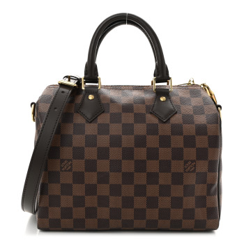 LOUIS VUITTON Damier Ebene Speedy Bandouliere 25