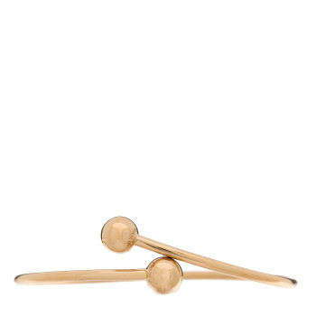 TIFFANY 18K Rose Gold 8mm HardWear Ball Bypass Bracelet