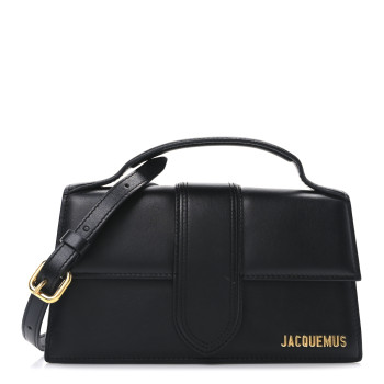 JACQUEMUS Smooth Calfskin Le Grand Bambino Black