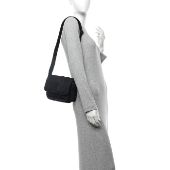 SAINT LAURENT Econyl Nylon Small Niki Messenger Black