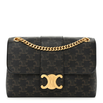 CELINE Triomphe Canvas Medium Victoire Tan