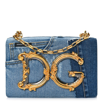正規店買付【DOLCE & GABBANA】DG ライトブルー スモール バッグ Small DG Logo Bag shopper in Light Blue for Women