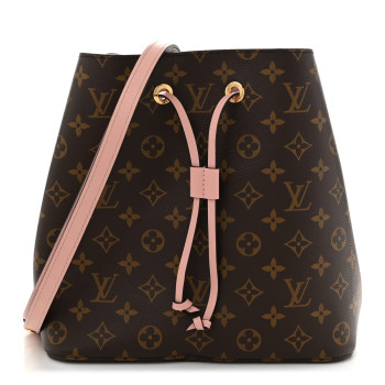 LOUIS VUITTON Monogram Neonoe MM Rose Poudre