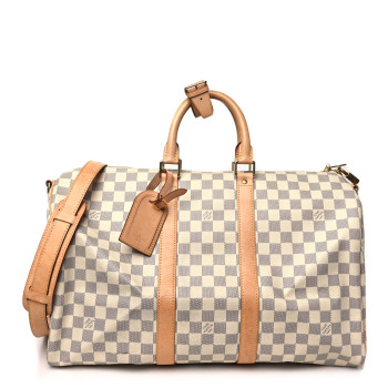 LOUIS VUITTON Damier Azur Keepall Bandouliere 45