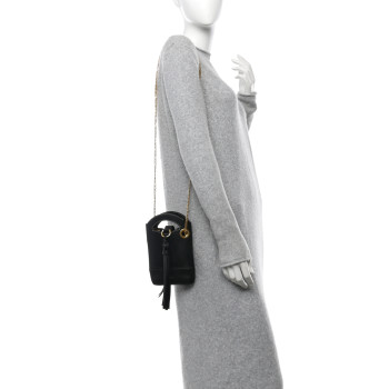 CHLOE Calfskin Mini Walden Crossbody Black