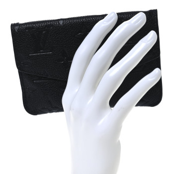 LOUIS VUITTON Empreinte Key Pouch Black LOUIS VUITTON Empreinte Key Pouch Black