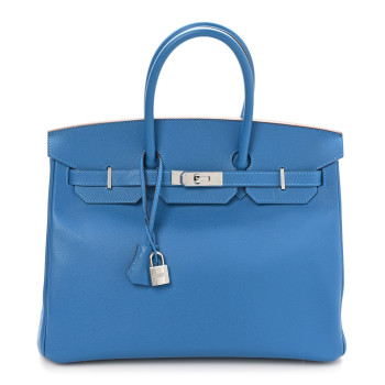 HERMES Epsom Birkin 35 Mykonos