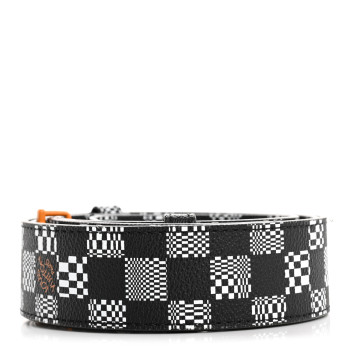 LOUIS VUITTON Damier Distorted Keepall Bandouliere Strap Black