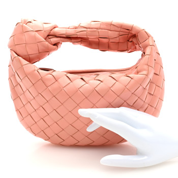 BOTTEGA VENETA Nappa Intrecciato Mini Jodie Peachy