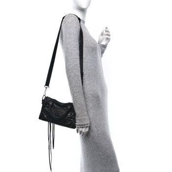 BALENCIAGA Agneau Classic Hardware Mini City Black