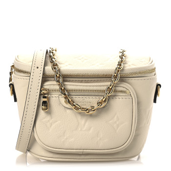 LOUIS VUITTON Empreinte Mini Bumbag Cream