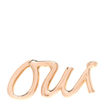TIFFANY 18K Rose Gold Graffiti Oui Single Earring