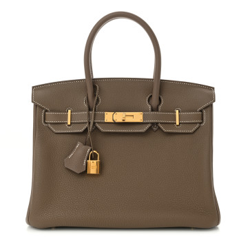 HERMES Togo BIRKIN 30 Etoupe