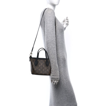 LOUIS VUITTON Monogram Neverfull Inside Out Bandouliere BB Black