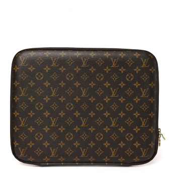 LOUIS VUITTON Monogram 15 Inch Laptop Sleeve