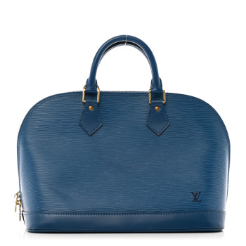LOUIS VUITTON Epi Alma PM Cyan LOUIS VUITTON Epi Alma PM Cyan