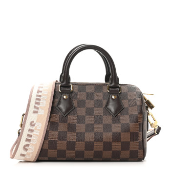 LOUIS VUITTON Damier Ebene Speedy Bandouliere 20