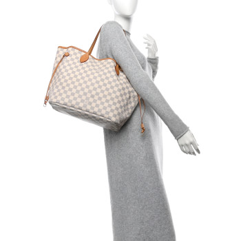 LOUIS VUITTON Damier Azur Neverfull MM