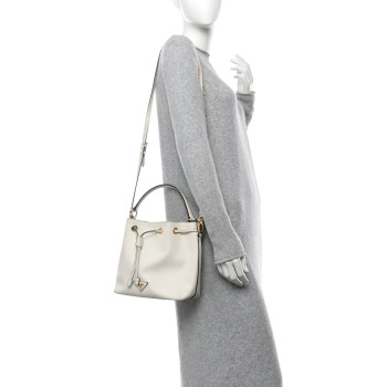 PRADA Saffiano Bucket Bag White