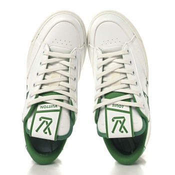 LOUIS VUITTON Calfskin Charlie Sneaker 36 White Green