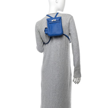 HERMES Swift Kelly Jump Backpack Bleu France