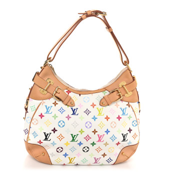 LOUIS VUITTON Monogram Multicolor Greta White