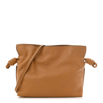 LOEWE Nappa Medium Flamenco Knot Bag Warm Desert