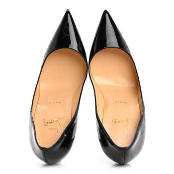CHRISTIAN LOUBOUTIN Patent So Kate 100 Pumps 40 Black