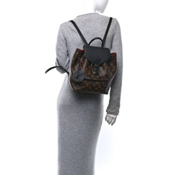 LOUIS VUITTON Monogram Montsouris PM Black