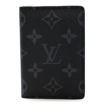 LOUIS VUITTON Monogram Eclipse Pocket Organizer NM