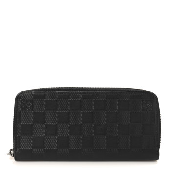 LOUIS VUITTON Damier Infini Brazza Wallet Onyx