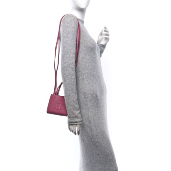 TELFAR Vegan Leather Small Shopping Bag Corned Beef
