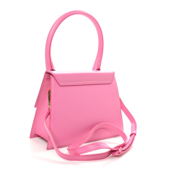 JACQUEMUS Smooth Calfskin Le Grand Chiquito Light Pink