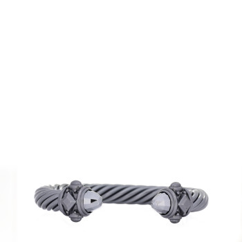 DAVID YURMAN Aluminum 10mm Cable Renaissance Bracelet Grey