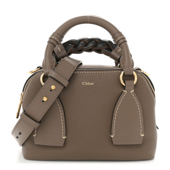 CHLOE Calfskin Small Daria Army Green