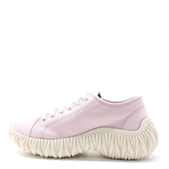MIU MIU Gabardine Low Top Matelasse Sneakers 35 Alabastro