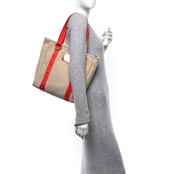 LOUIS VUITTON Toile Antigua Cabas MM Beige