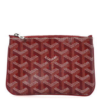 GOYARD Goyardine Mini Senat Pochette Red