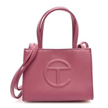 TELFAR Vegan Leather Small Shopping Bag Corned Beef