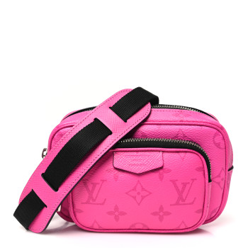 LOUIS VUITTON Taigarama Outdoor Pouch Fuchsia